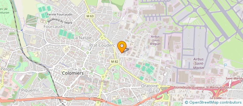 localisation de l'entreprise MONSIEUR MOHAMMED YEBKA à COLOMIERS