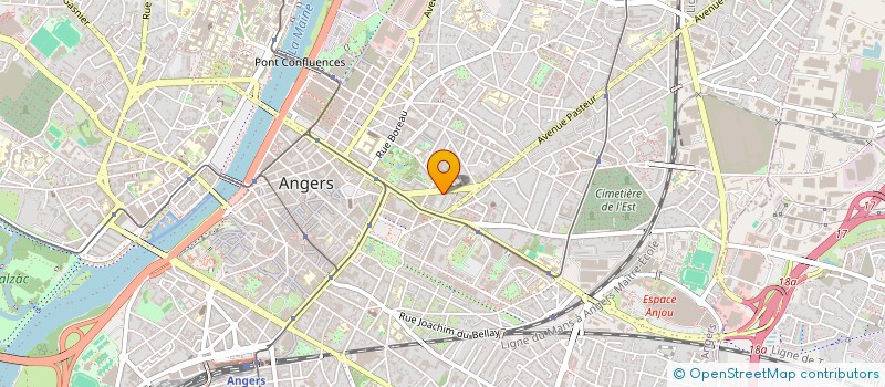 localisation de l'entreprise MONSIEUR MOHAMMED YOUSSOUF LAHIOUEL à ANGERS