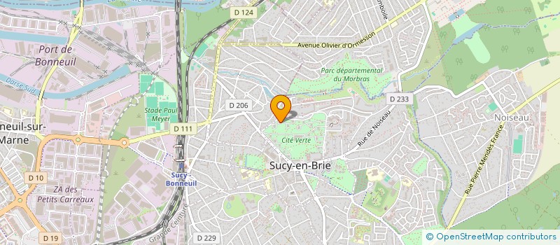 localisation de l'entreprise MONSIEUR MOHAMMED ZAANANE  SUCY-EN-BRIE