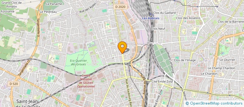localisation de l'entreprise MONSIEUR MOHAMMED ZAOUI à ORLEANS