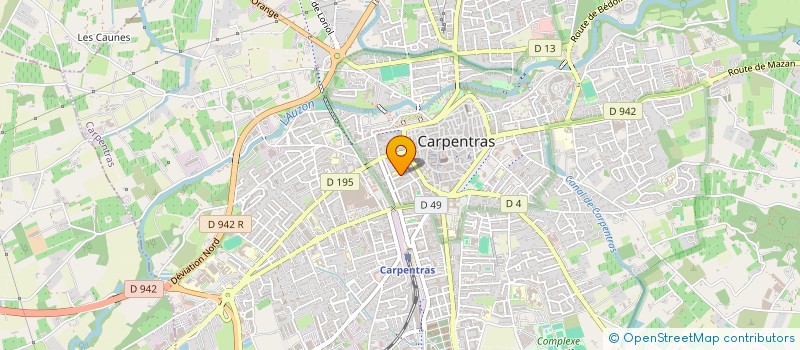 localisation de l'entreprise MONSIEUR MOHAMMED ZAROUF à CARPENTRAS