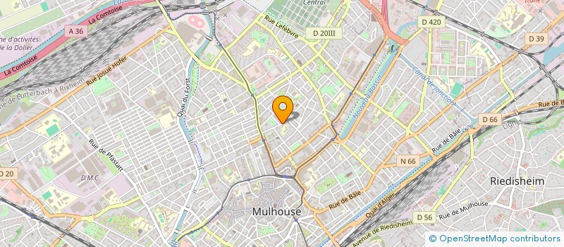 localisation de l'entreprise MONSIEUR MOHAMMED ZENAGUI SOUFI  MULHOUSE