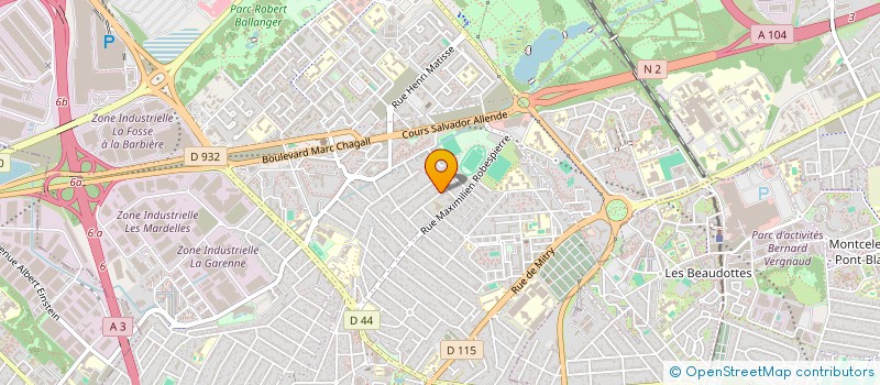 localisation de l'entreprise MONSIEUR MOHAMMED ZERAI  AULNAY-SOUS-BOIS