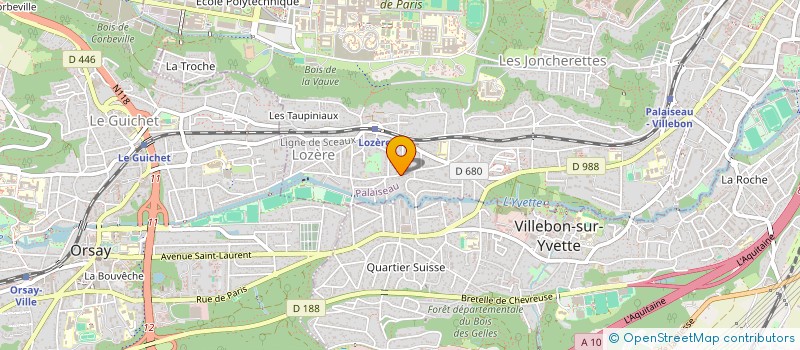 localisation de l'entreprise MONSIEUR MOHAMMED ZERGUINE  PALAISEAU