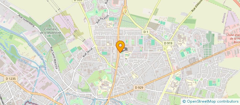 localisation de l'entreprise MONSIEUR MOHAMMED ZERROUK  AMIENS