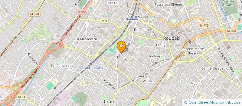 localisation de l'entreprise MONSIEUR MOHAMMED ZIANE CHERIF à ROUBAIX