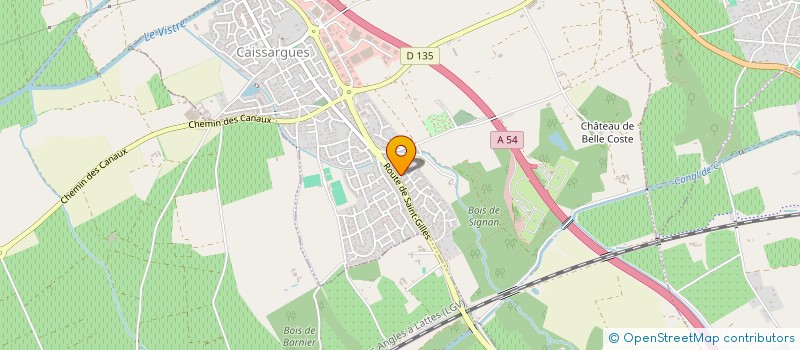 localisation de l'entreprise MONSIEUR MOHAMMED ZIANI  CAISSARGUES