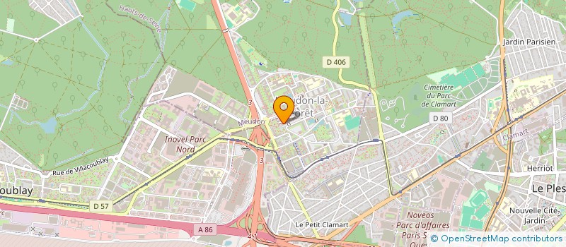 localisation de l'entreprise MONSIEUR MOHAMMED ZOUARH  MEUDON