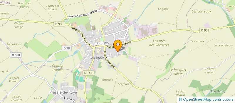 localisation de l'entreprise MONSIEUR MOHAMMED ZOUYNA  LASSIGNY