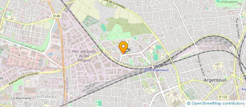 localisation de l'entreprise MONSIEUR MOHAMMED ZRADNI  ARGENTEUIL