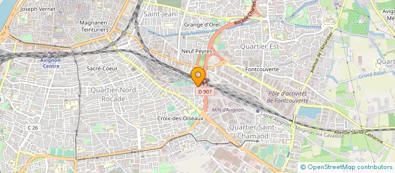 localisation de l'entreprise MONSIEUR MOHAMMEDI EL FARISSI à AVIGNON
