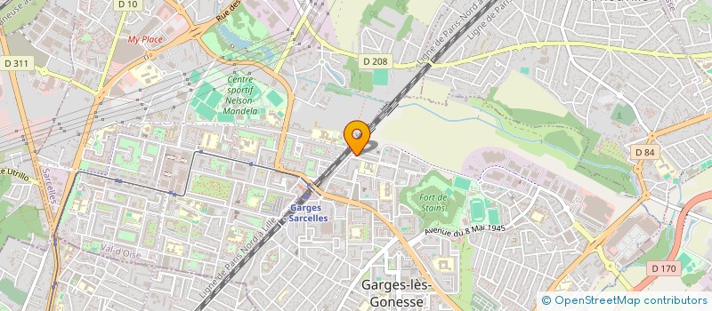 localisation de l'entreprise MONSIEUR MOHAMMOD JAHIDUL ISLAM  GARGES-LES-GONESSE