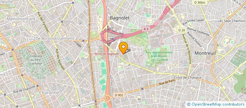 localisation de l'entreprise MONSIEUR MOHAMRD ZENATI à BAGNOLET