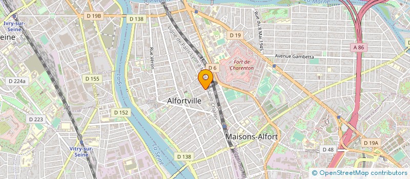 localisation de l'entreprise MONSIEUR MOHAND ADJAOUDI à ALFORTVILLE