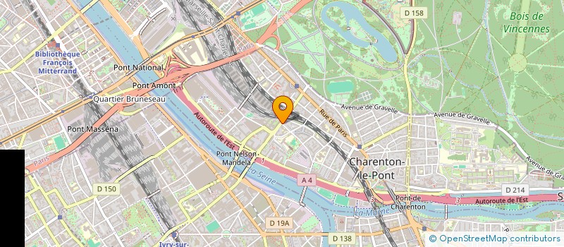 localisation de l'entreprise MONSIEUR MOHAND AKLI AINSRI  CHARENTON-LE-PONT