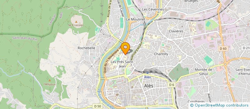 localisation de l'entreprise MONSIEUR MOHAND AKLI LABDOUCI  ALES