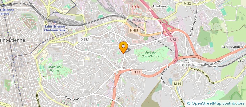 localisation de l'entreprise MONSIEUR MOHAND ALIBEY  SAINT-ETIENNE