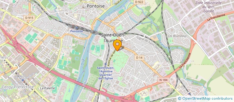 localisation de l'entreprise MONSIEUR MOHAND AMALOU  SAINT-OUEN-L'AUMONE