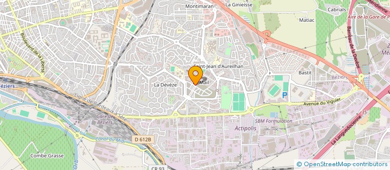 localisation de l'entreprise MONSIEUR MOHAND AMARI à BEZIERS