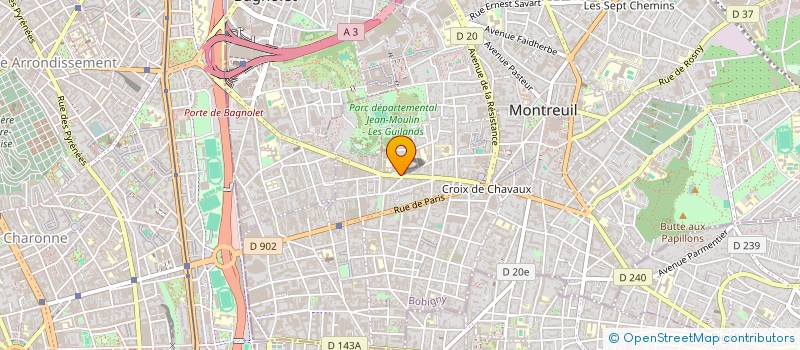 localisation de l'entreprise MONSIEUR MOHAND AMRI à MONTREUIL