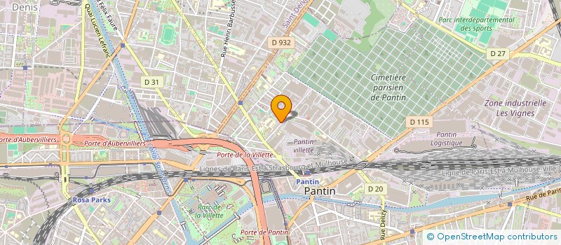 localisation de l'entreprise MONSIEUR MOHAND ANKI  PANTIN