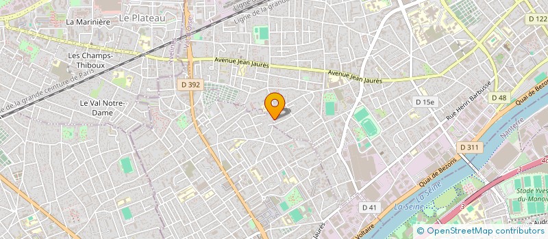 localisation de l'entreprise MONSIEUR MOHAND AREZKI ACHERIR  BEZONS