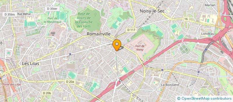 localisation de l'entreprise MONSIEUR MOHAND AREZKI HALIL  ROMAINVILLE