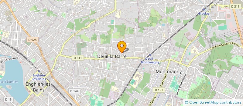 localisation de l'entreprise MONSIEUR MOHAND AREZKI NAIT MERABET  DEUIL-LA-BARRE