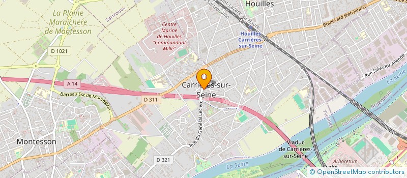 localisation de l'entreprise MONSIEUR MOHAND BACHA à CARRIERES-SUR-SEINE