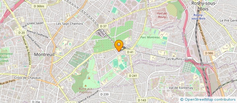 localisation de l'entreprise MONSIEUR MOHAND BELKESSA à MONTREUIL
