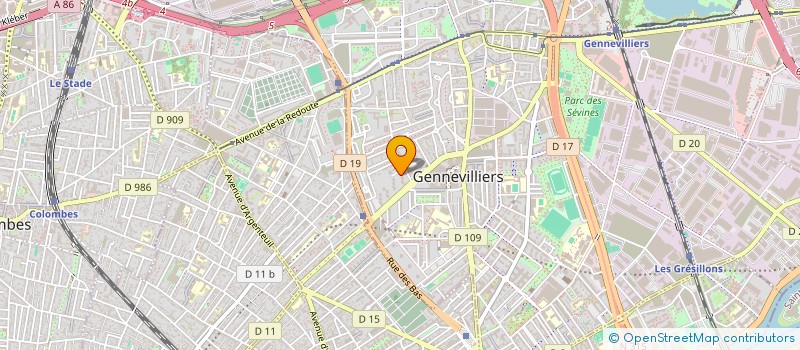 localisation de l'entreprise MONSIEUR MOHAND BELKESSAM  GENNEVILLIERS