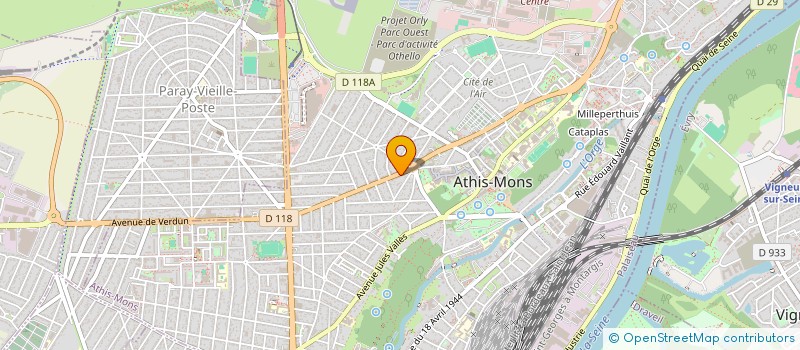 localisation de l'entreprise MONSIEUR MOHAND BENAMARA à ATHIS-MONS