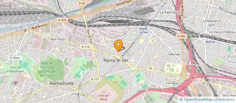 localisation de l'entreprise MONSIEUR MOHAND BENCHIKH à NOISY-LE-SEC