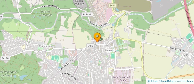 localisation de l'entreprise MONSIEUR MOHAND BENMOUHOUB  COURTRY