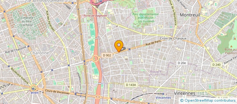 localisation de l'entreprise MONSIEUR MOHAND BENSEBA à MONTREUIL