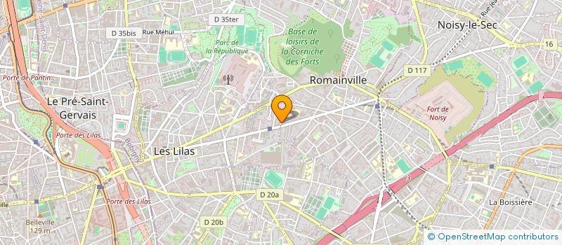 localisation de l'entreprise MONSIEUR MOHAND BOUARROUDJ à LES LILAS