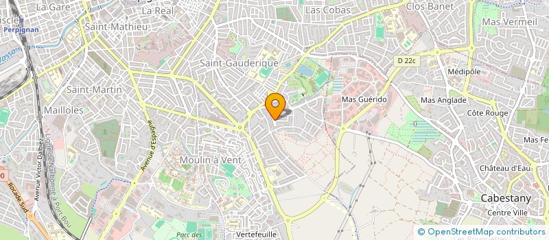 localisation de l'entreprise MONSIEUR MOHAND BOUSSAID  PERPIGNAN