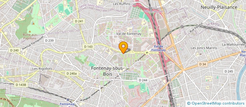 localisation de l'entreprise MONSIEUR MOHAND CHEMLAL à FONTENAY-SOUS-BOIS