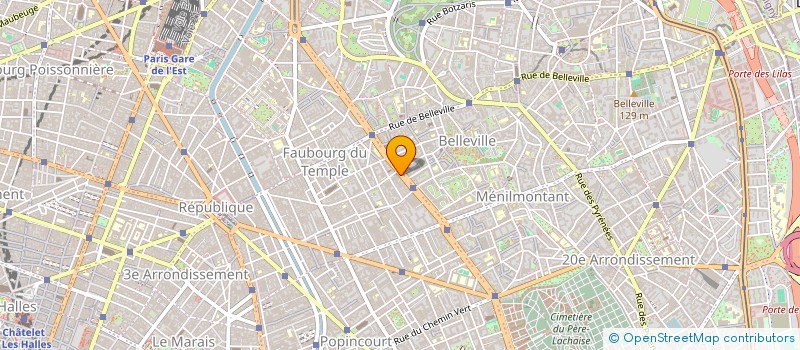 localisation de l'entreprise MONSIEUR MOHAND CHERFA à PARIS