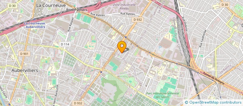 localisation de l'entreprise MONSIEUR MOHAND CHETTOUF à LA COURNEUVE