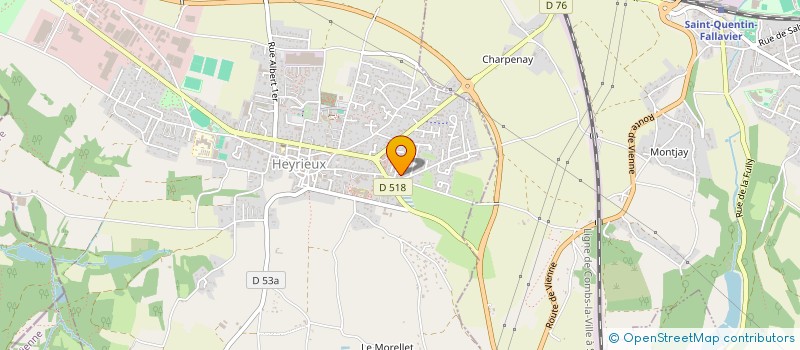 localisation de l'entreprise MONSIEUR MOHAND CHEURFA  HEYRIEUX