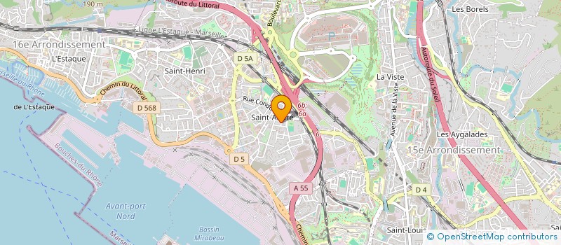 localisation de l'entreprise MONSIEUR MOHAND DAHMANI  MARSEILLE