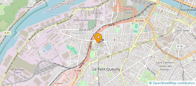 localisation de l'entreprise MONSIEUR MOHAND DJEMLI  LE GRAND-QUEVILLY