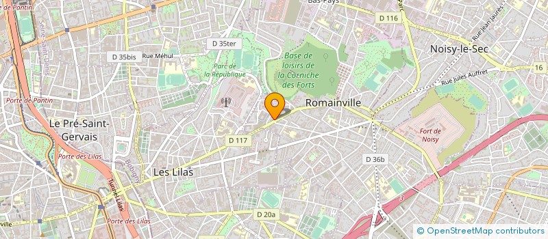localisation de l'entreprise MONSIEUR MOHAND FERGANI à ROMAINVILLE