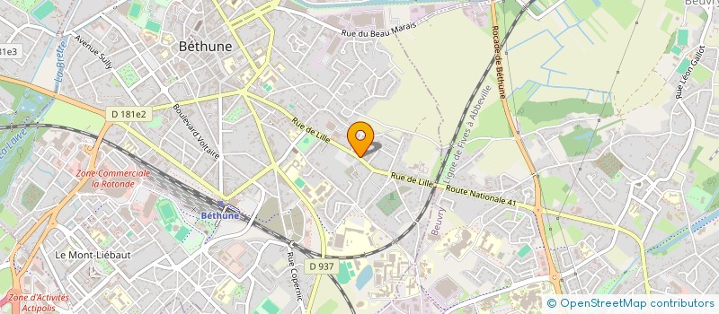 localisation de l'entreprise MONSIEUR MOHAND GUEMACHE à ARRAS