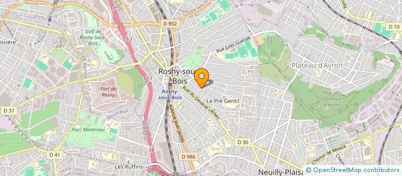 localisation de l'entreprise MONSIEUR MOHAND HADERBACHE à ROSNY-SOUS-BOIS