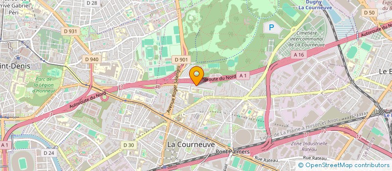 localisation de l'entreprise MONSIEUR MOHAND HAMICI à LA COURNEUVE