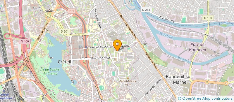 localisation de l'entreprise MONSIEUR MOHAND IDIRI  CRETEIL