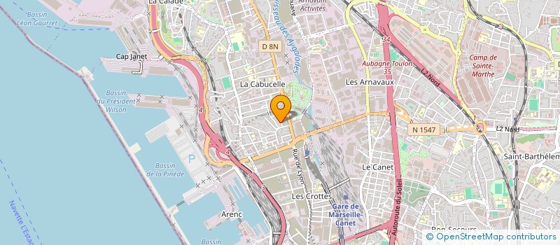 localisation de l'entreprise MONSIEUR MOHAND KACHETEL à MARSEILLE