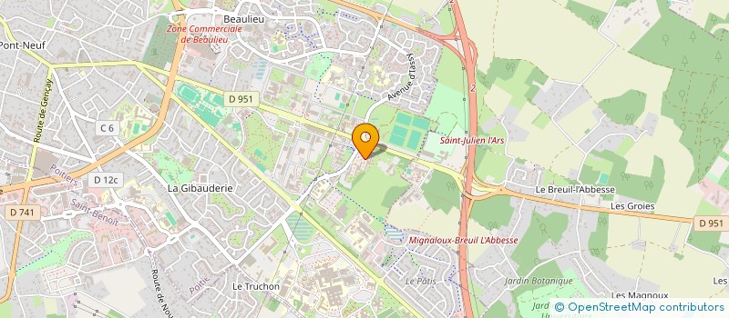 localisation de l'entreprise MONSIEUR MOHAND KASRI  POITIERS